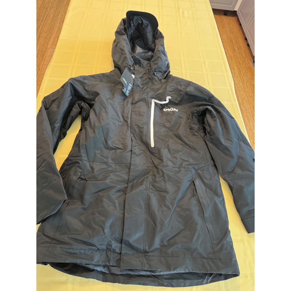 Oakley Womens TNP TBT Insulated Jacket Blackout FOA500472 Snowboard Ski Coat L